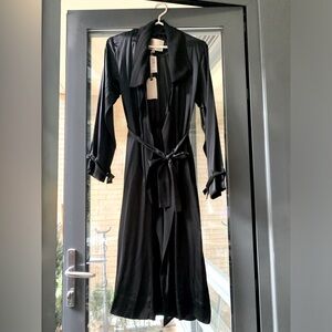 Black Wilfred Le Fou Mercier Jacket (silk duster, XXS, NWT)